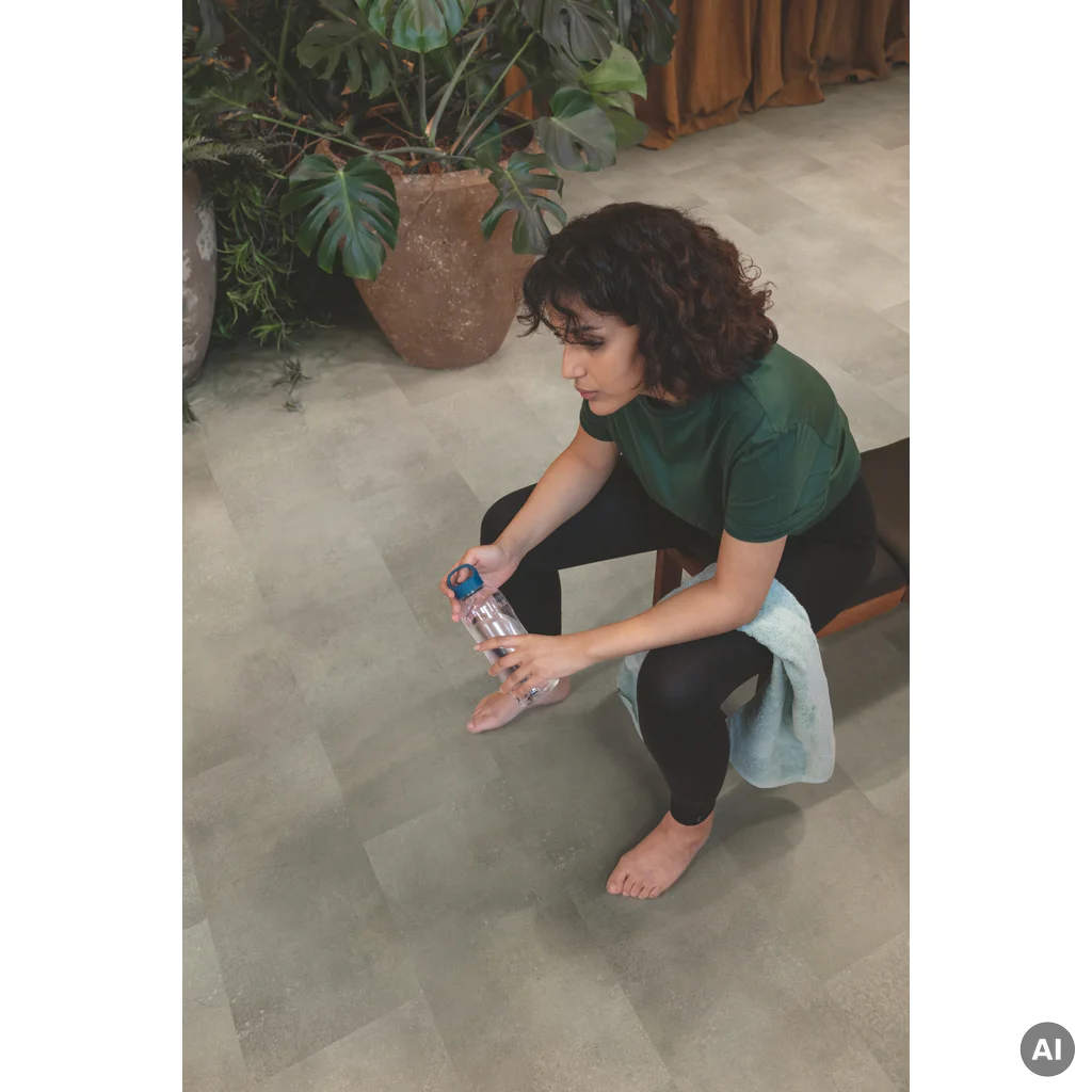 Panele Winylowe SPC LVT Skała betonowa AVSTT40234 Klasa 33 4 mm TAK, Panele winylowe, Oro Base, Quick-Step