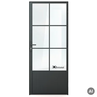 Drzwi Szklane BARCELONA z klamką