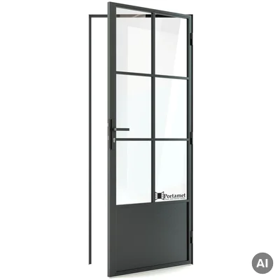 Drzwi Szklane BARCELONA z klamką