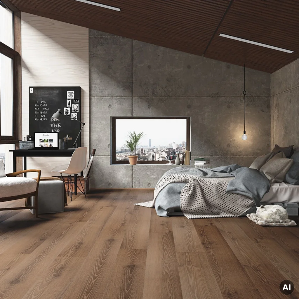 Panele Podłogowe XXL Dąb Brązowy Eiche Auster 40693 8 mm AC4, Panele podłogowe, Classen laminat, Classen