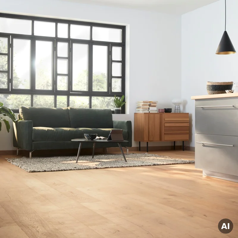 Podłoga Hybrydowa Stelvio Pure Oak 7 mm, STE-971-IB - 2