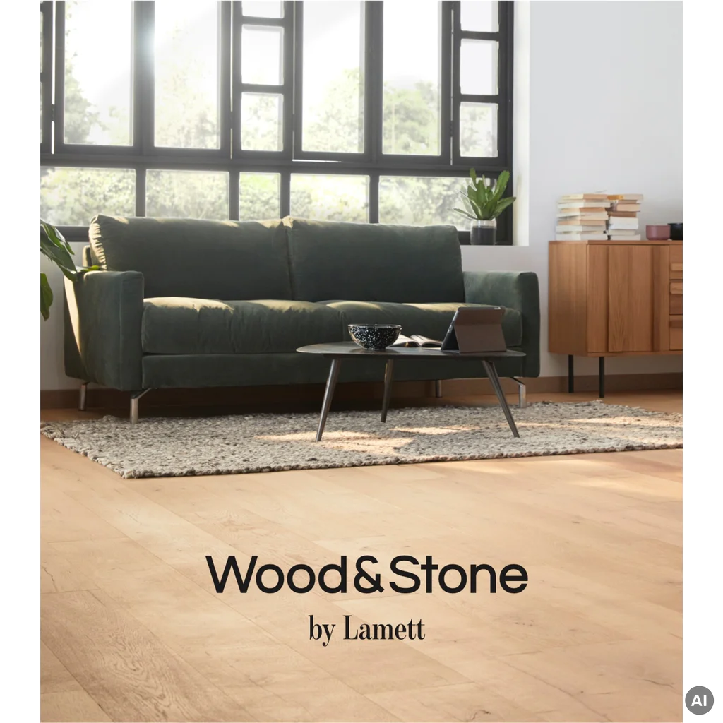 Podłoga Hybrydowa Stelvio Pure Oak 7 mm, STE-971-IB, Podłoga hybrydowa, WOOD&STONE, Lamett