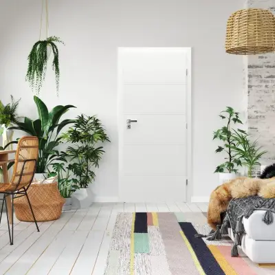 Komplet Drzwi + Ościeżnica Regulowana Porta Trim T prawe 70 przylgowe z podcięciem wentylacyjnym, TRIM SPXLT10P07LBIWSB30H000