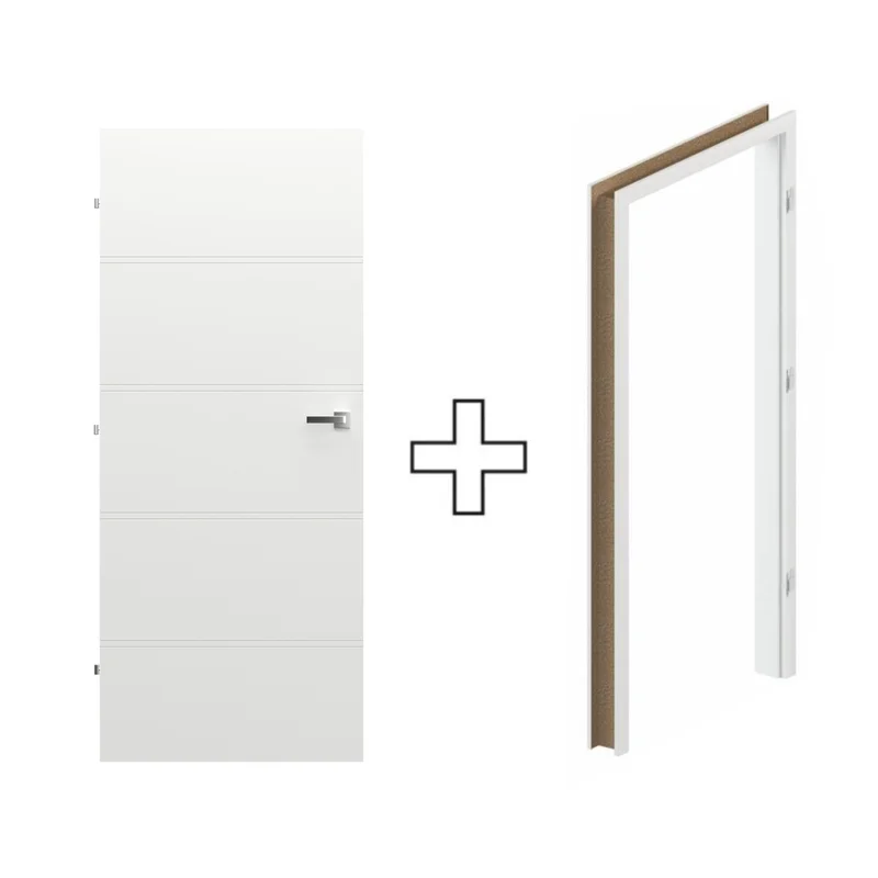 Komplet Drzwi + Ościeżnica Regulowana Porta Trim T lewe 70