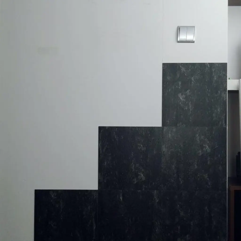 Panele Winylowe Samoprzylepne Kamień Łupek Czarny BZY616-6 1.8 mm, Panele winylowe, LVT Samoprzylepne 2STEPS, Boccho