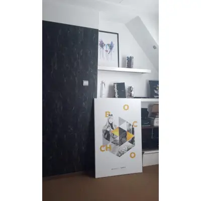 Panele Winylowe Samoprzylepne Kamień Łupek Czarny BZY616-6 1.8 mm