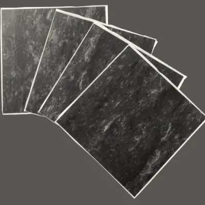 Panele Winylowe Samoprzylepne Kamień Łupek Czarny BZY616-6 1.8 mm