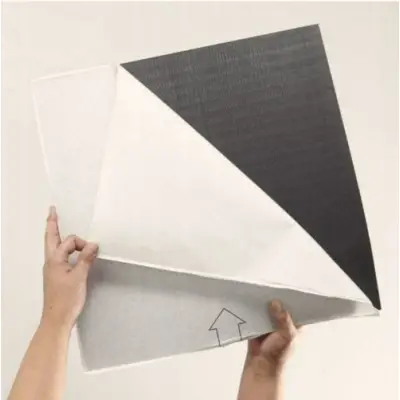 Panele Winylowe Samoprzylepne Kamień Łupek Czarny BZY616-6 1.8 mm