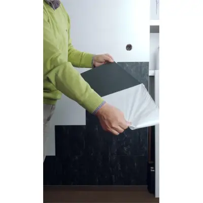 Panele Winylowe Samoprzylepne Kamień Łupek Czarny BZY616-6 1.8 mm