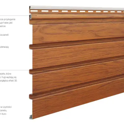 Panele zewnętrzne Fronto lamele Orzech 3028095, 3029950