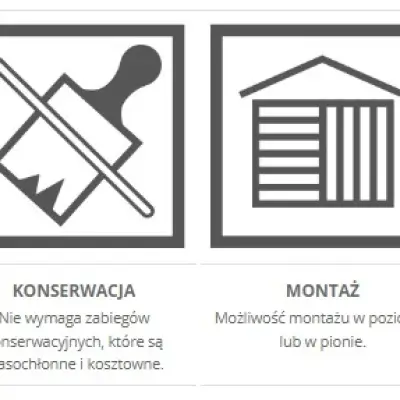 Panele zewnętrzne Fronto lamele Orzech 3028095, 3029950