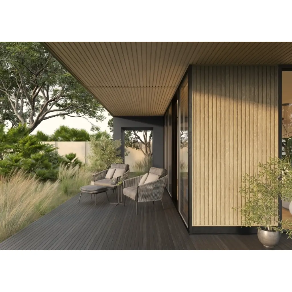 Panele zewnętrzne Listwa zakończeniowa J-Trim Dąb SVP-15 3008878, Panele zewnętrzne, Vilo Akcesoria do paneli zewnętrznych, Vilo