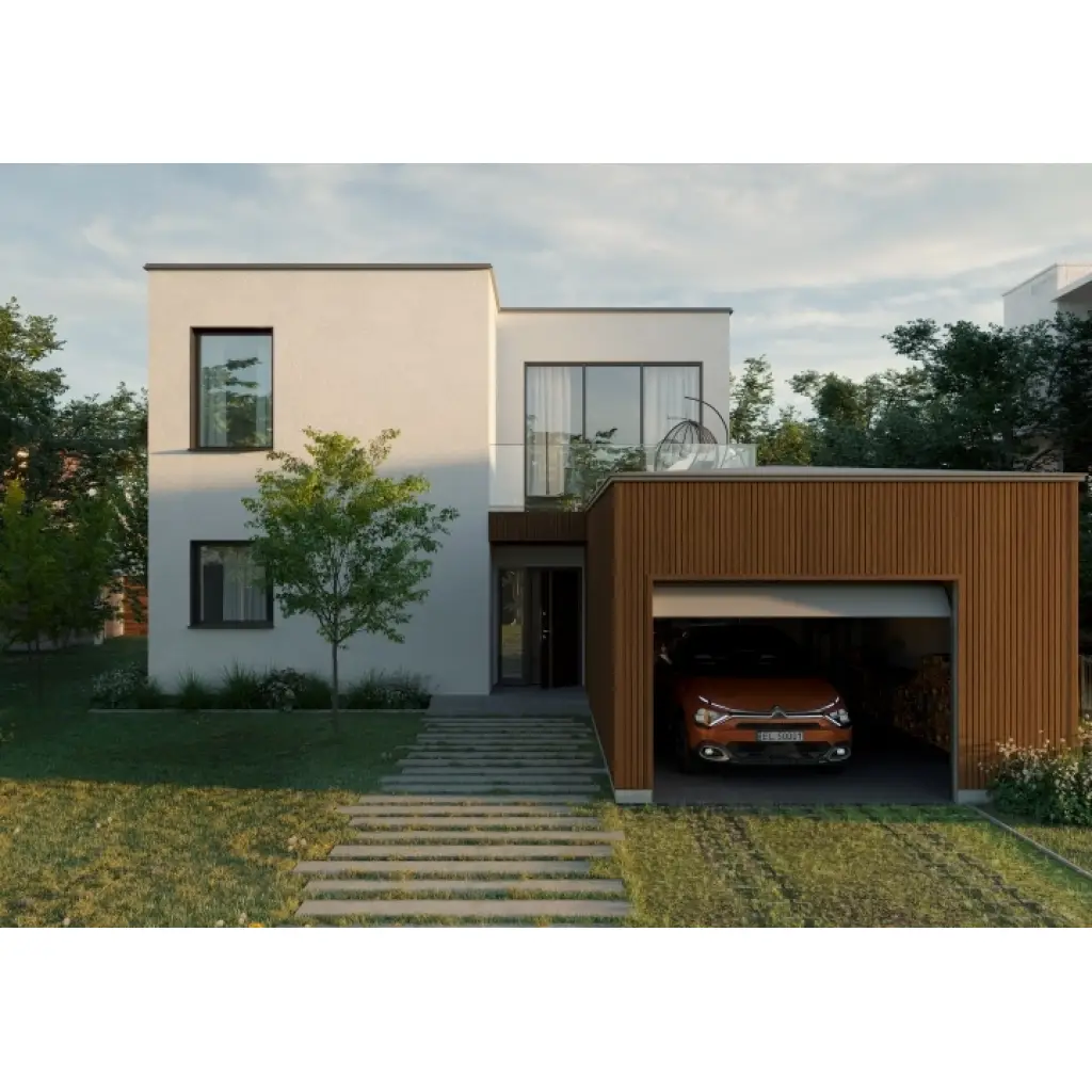 Panele zewnętrzne Listwa zakończeniowa J-Trim Orzech SVP-15 3008821, Panele zewnętrzne, Vilo Akcesoria do paneli zewnętrznych, Vilo