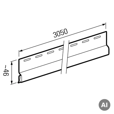 Panele zewnętrzne Listwa startowa SV-11 3008901