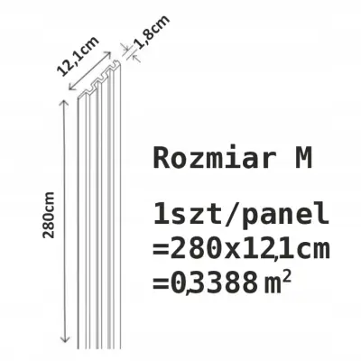 Lamele Dąb Naturalny Teak M 248