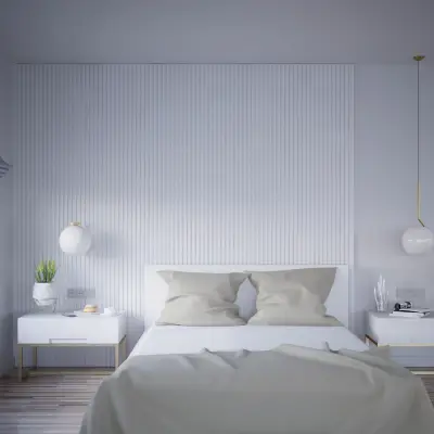 Lamele Białe matowe M 231