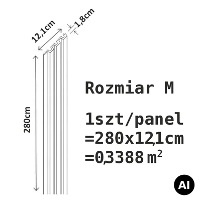 Lamele Białe matowe M 231