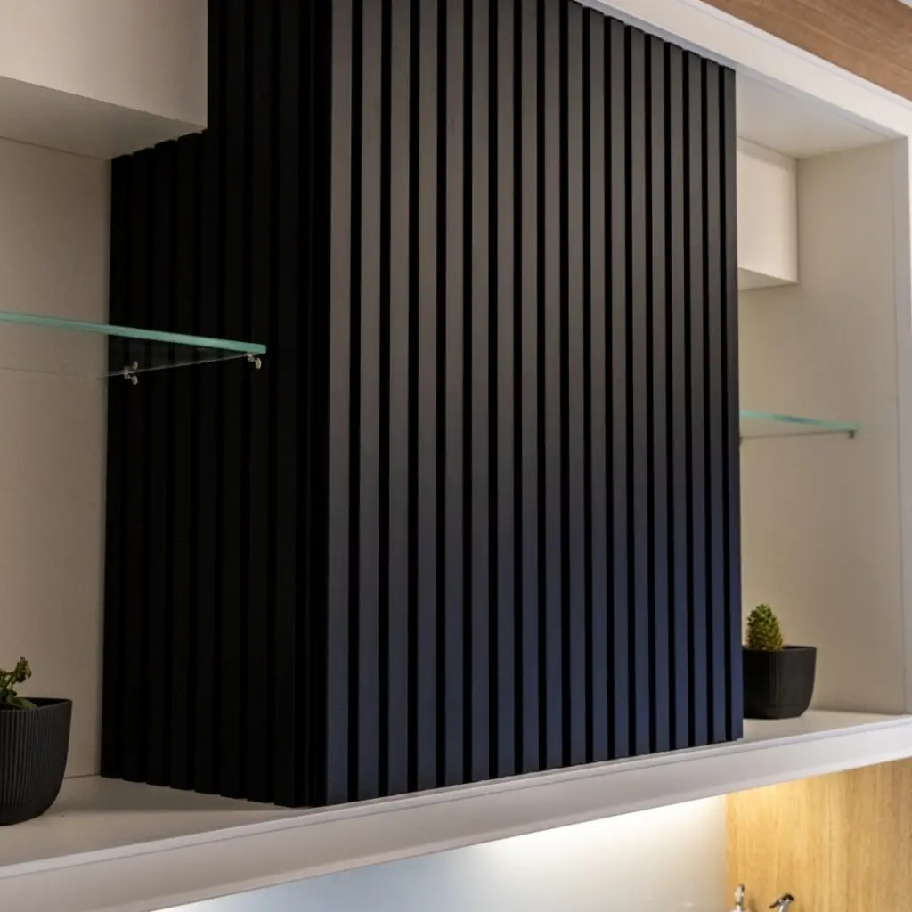 Lamele Czarne matowe M 723, 120032940, Lamele, Lamele MDF, AGT