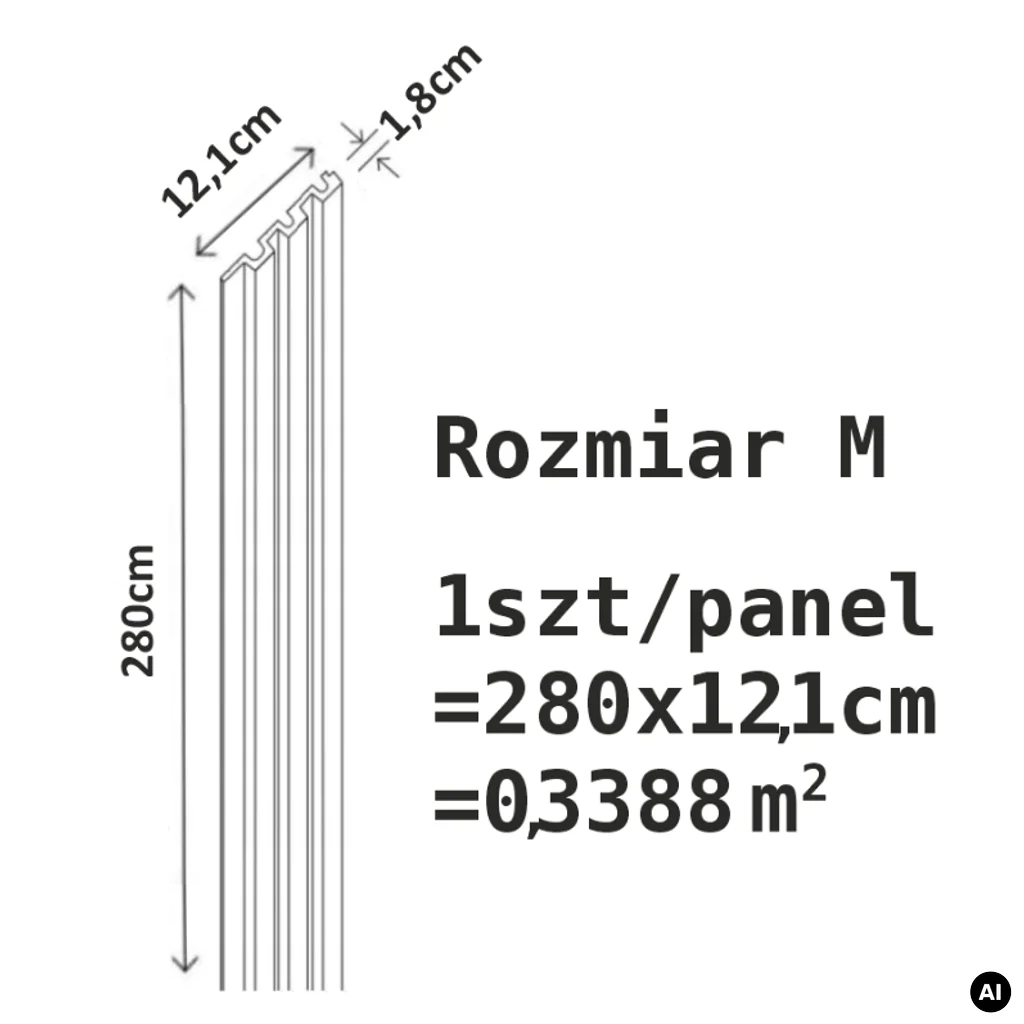 Lamele Czarne matowe M 723, 120032940, Lamele, Lamele MDF, AGT