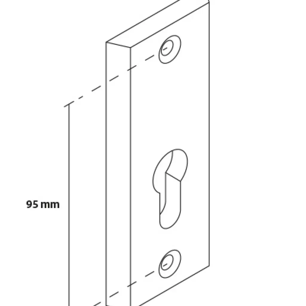 Szyld górny TOTAL do drzwi zewnętrznych SGTKI, SZYLDY, TOTAL, METAL-BUD