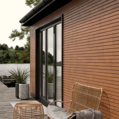 Panele zewnętrzne Listwa Łącznik J-Trim Złoty Dąb SVP-18 3008850