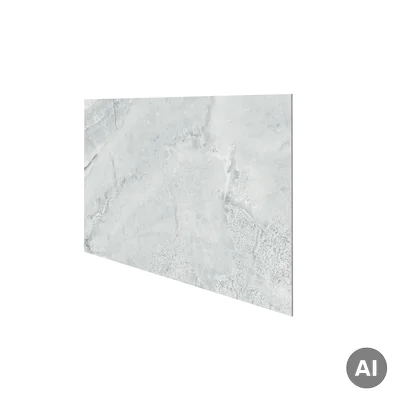 Panele ścienne Ash Grey 30x60 Marmur Kamień Szary Jasny Połysk 6053393