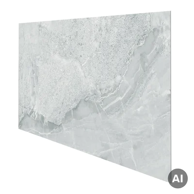 Panele ścienne Ash Grey 30x60 Marmur Kamień Szary Jasny Połysk 6053393