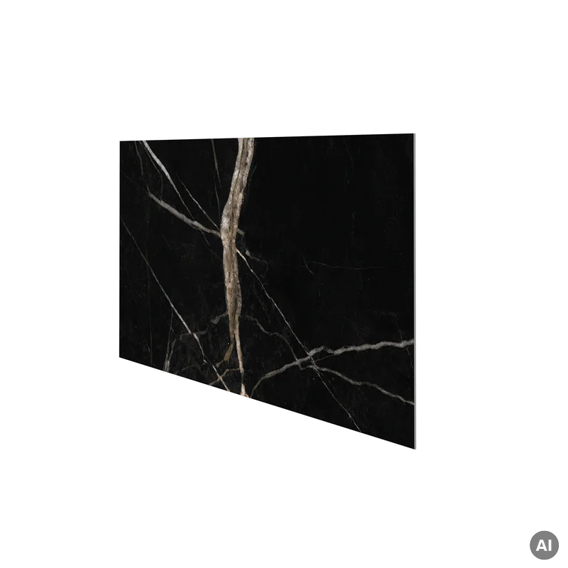 Panele ścienne Calacatta Black 30x60 Marmur Czarny Kamień
