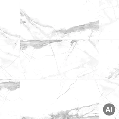 Panele ścienne Calacatta Snow 30x60 Marmur Biały Kamień Matowy 6055824