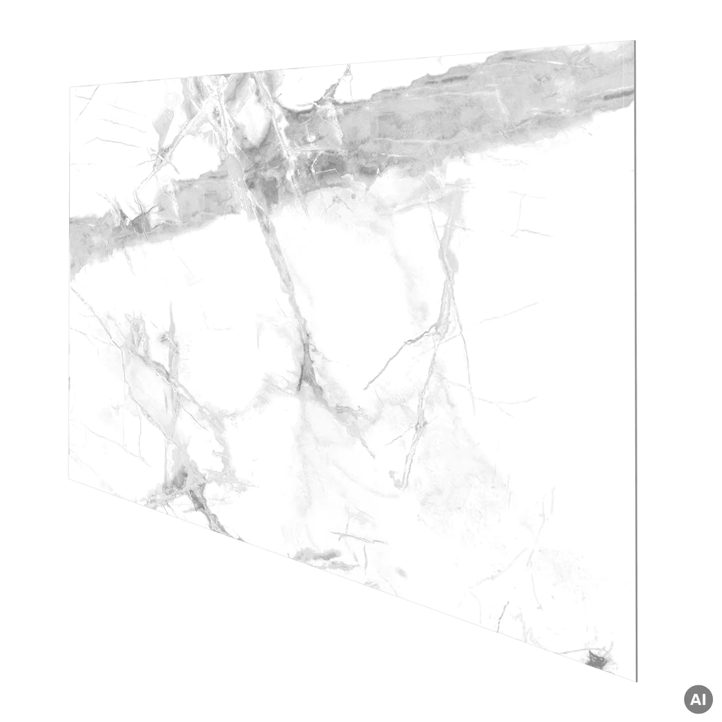 Panele ścienne Calacatta Snow 30x60 Marmur Biały Kamień Matowy 6055824, Panele ścienne, Vilo SPC, Vilo