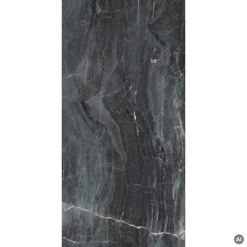 Panele ścienne Dark Stone 30x60 Kamień Szary Ciemny Połysk 6053392, Panele ścienne, Vilo SPC, Vilo