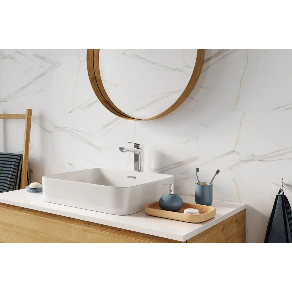 Panele ścienne Calacatta White Biały Marmur Połysk 120x60 6053394, Panele ścienne, Vilo SPC, Vilo