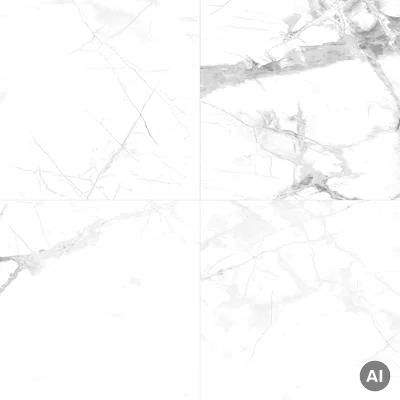 Panele ścienne Calacatta Snow Biały Kamień 120x60 6055829