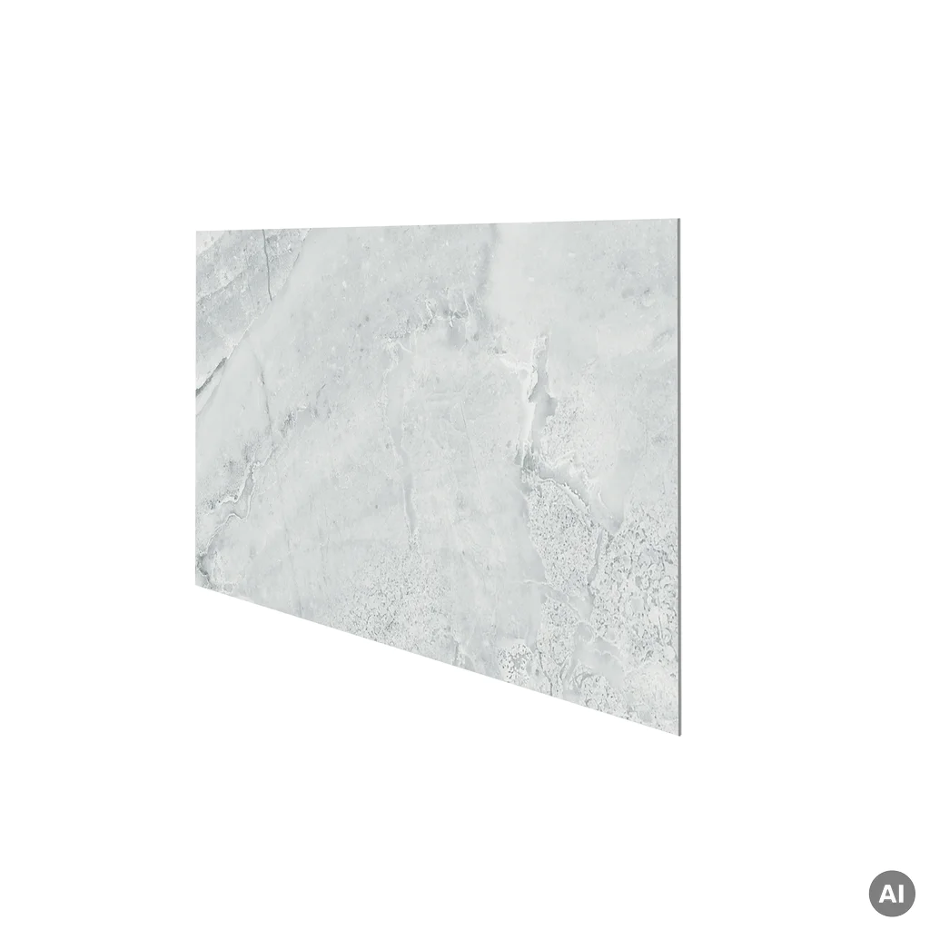 Panele ścienne Ash Grey Marmur Kamień Szary Jasny Połysk 120x60 6053398, Panele ścienne, Vilo SPC, Vilo