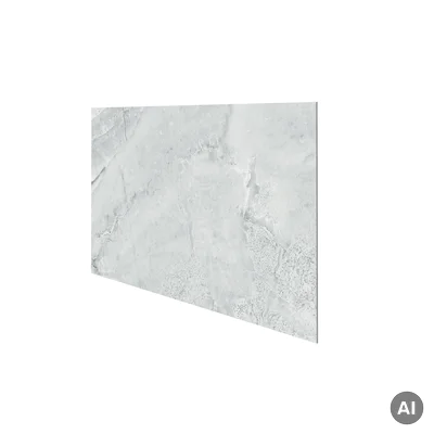 Panele ścienne Ash Grey Marmur Kamień Szary Jasny Połysk 120x60 6053398