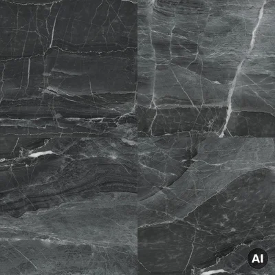 Panele ścienne Dark Stone Czarny Marmur Połysk 120x60 6053397