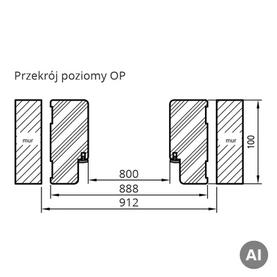 Drzwi Wejściowe Enter Prawe 80 cm Dąb Polski, 5902285996472