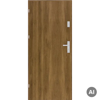 Drzwi Wejściowe Enter Lewe 80 cm Dąb Polski, 5902285886452