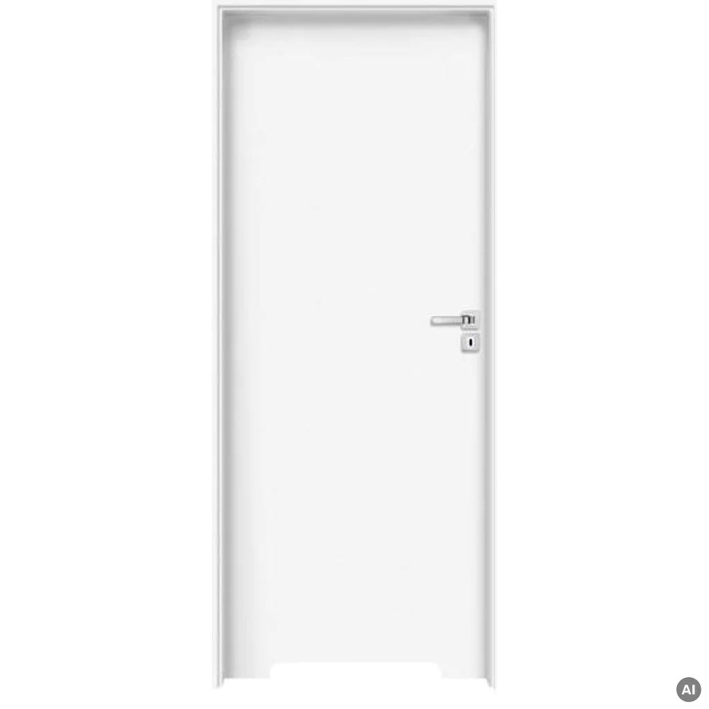 Drzwi Norma Decor 1 Prawe 70 cm Przylgowe z podcięciem wentylacyjnym, 100054326, Drzwi wewnetrzne, Norma Decor, Invado