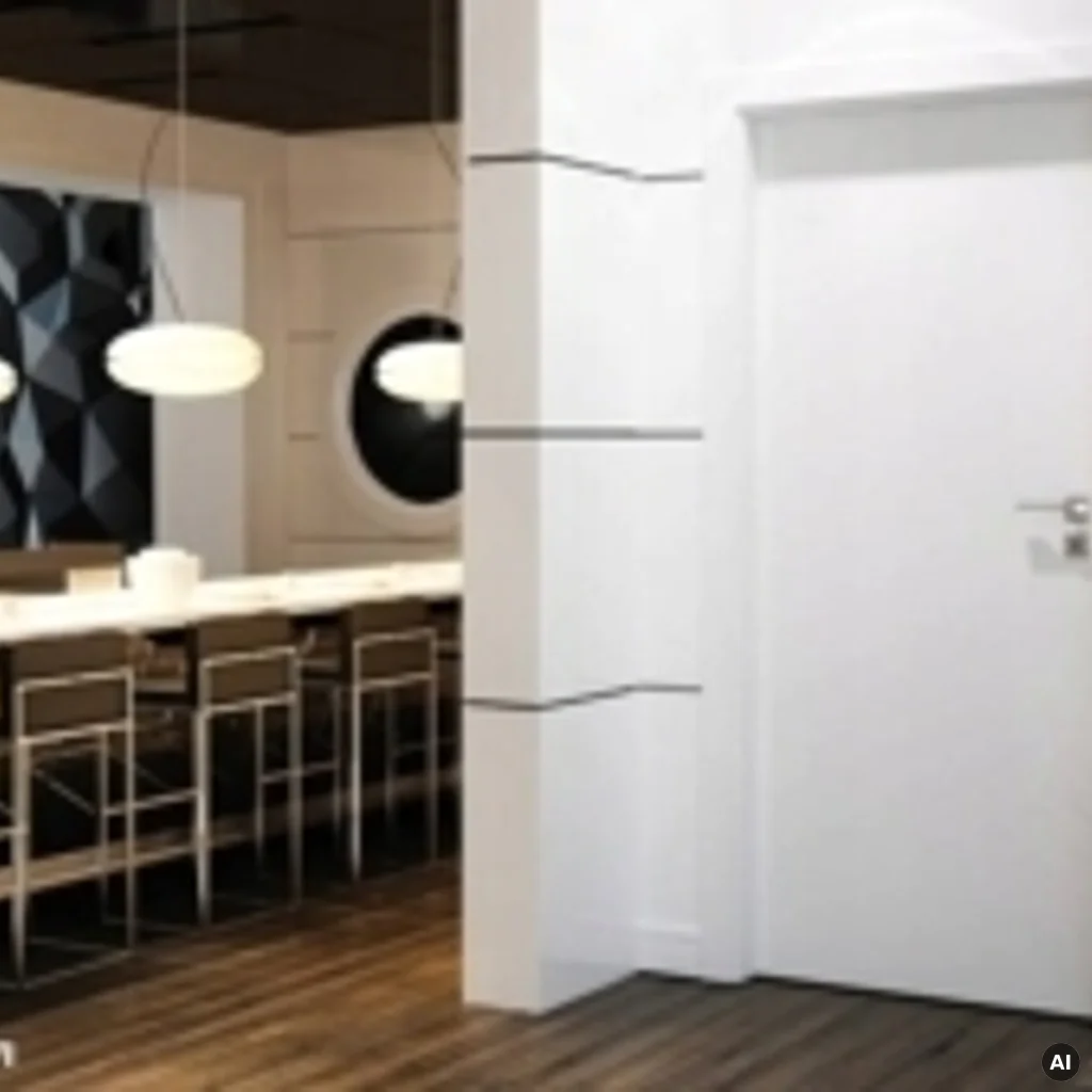 Drzwi Norma Decor 1 Prawe 90 cm Przylgowe , 100054310, Drzwi wewnetrzne, Norma Decor, Invado