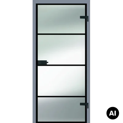 Drzwi Szklane LUMEN LOFT V1