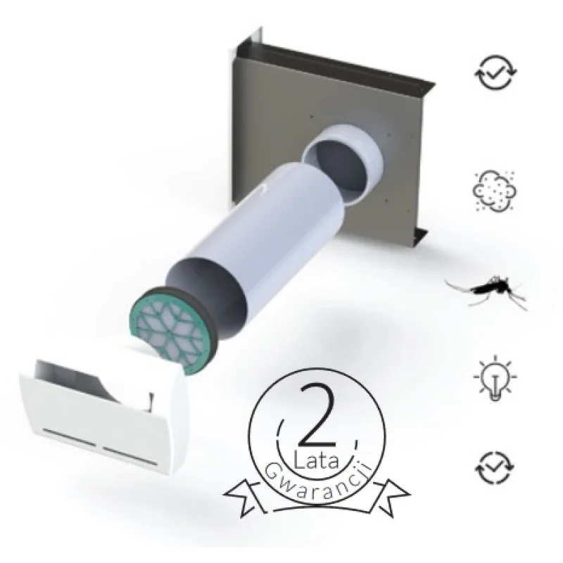 Filtr NovaAir do nawiewnika ściennego antysmogowy antyalerg