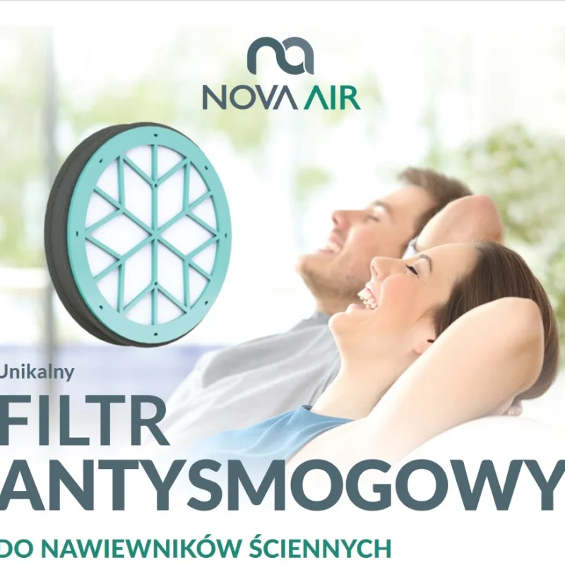 Filtr NovaAir do nawiewnika ściennego antysmogowy antyalerg