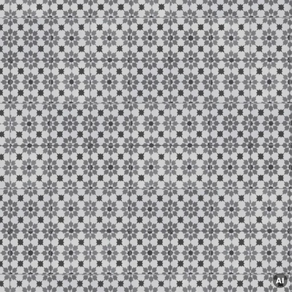 Panele Winylowe LVT Flowstone Jugendstil 44532 4.5 mm Klasa 33 TAK, Podłoga winylowa, Ceramin (SPC), Classen