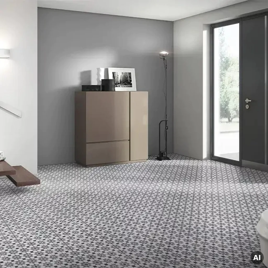 Panele Winylowe LVT Flowstone Jugendstil 44532 4.5 mm Klasa 33 TAK, Podłoga winylowa, Ceramin (SPC), Classen