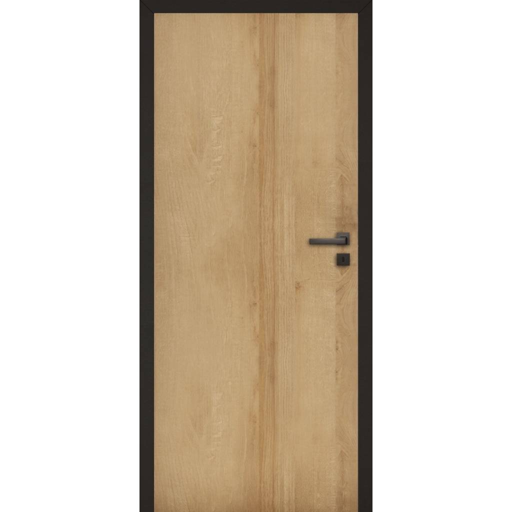 Drzwi wewnętrzne Komplet Drzwi + Ościeżnica regulowana Invado Loft lewe 80 cm bezprzylgowe 