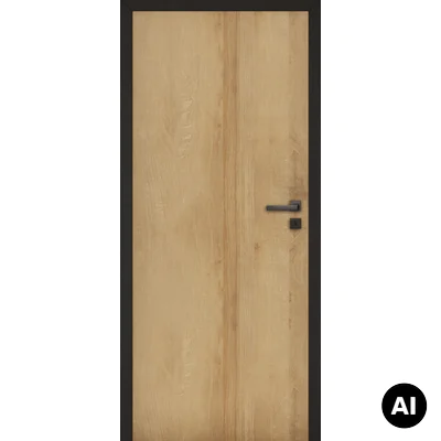 Komplet Drzwi + Ościeżnica regulowana Invado Loft lewe 80 cm bezprzylgowe , 100063795