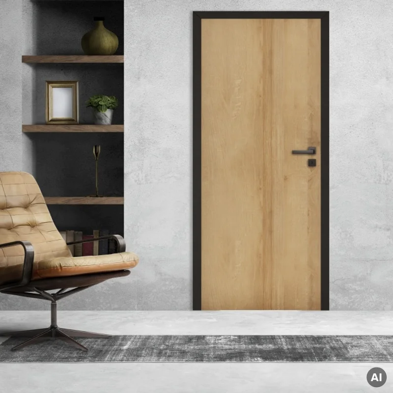 Komplet Drzwi + Ościeżnica regulowana Invado Loft lewe 80