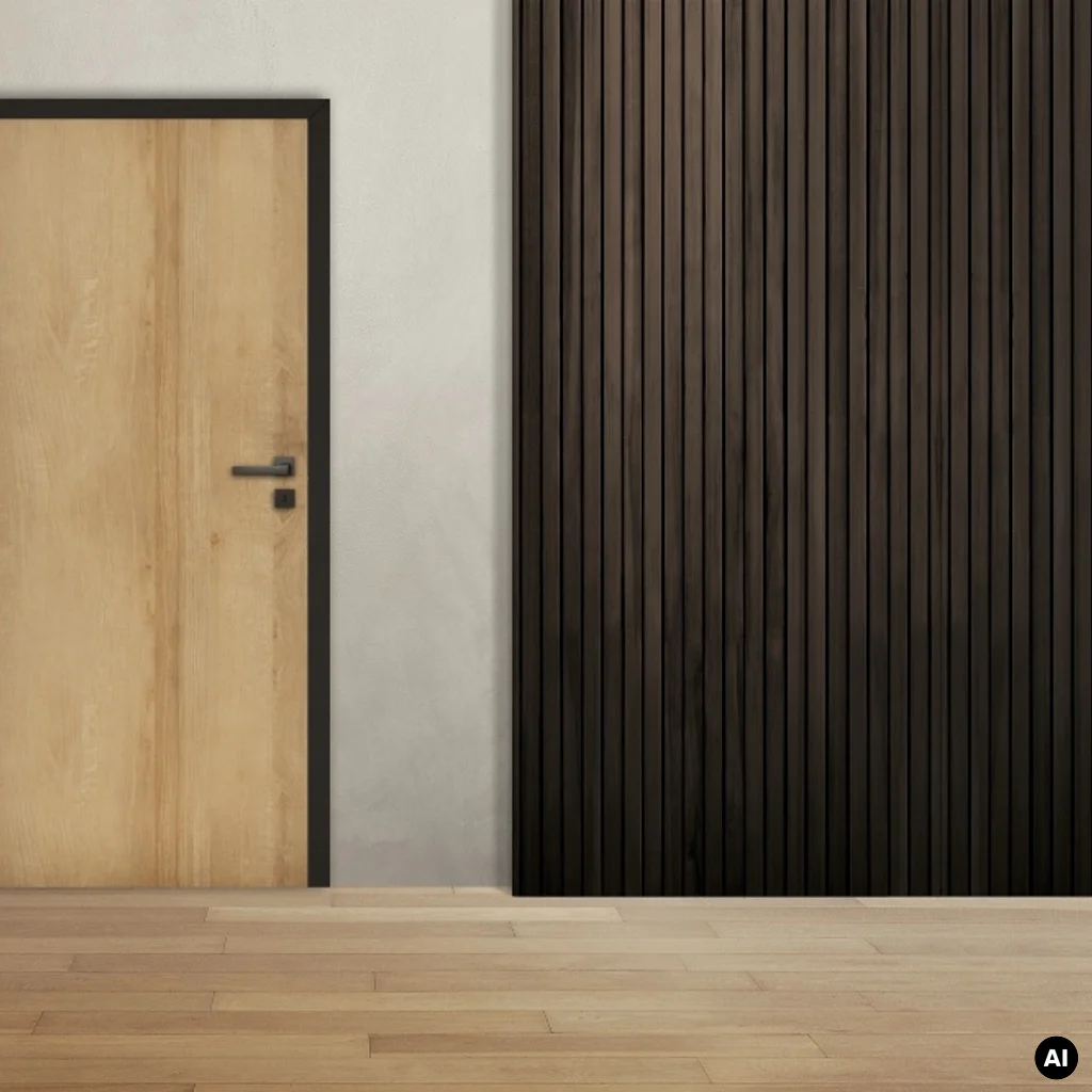 Komplet Drzwi + Ościeżnica regulowana Invado Loft lewe 80 cm bezprzylgowe , 100063795, Drzwi wewnętrzne, Invado Loft, Invado