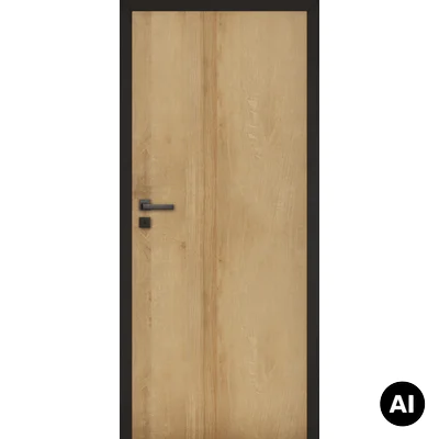 Komplet Drzwi + Ościeżnica regulowana Invado Loft prawe 80 cm bezprzylgowe , 100063796